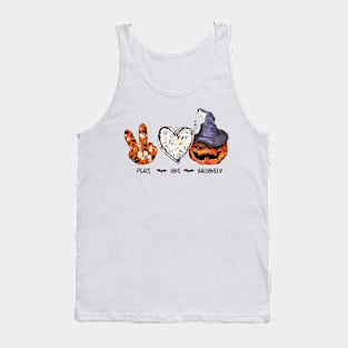 Peace Love Halloween Tank Top